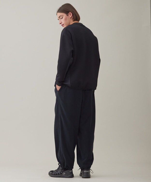 UNFILO 【ミズノ×UNFILO】ブレスサーモ リップルキルト プルオーバー ブラック