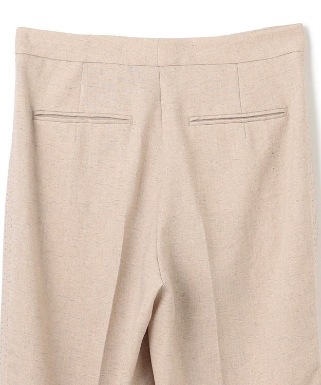 BEIGE， 【洗える】CAROLE / リネンライクフルレングスワイドパンツ Sand