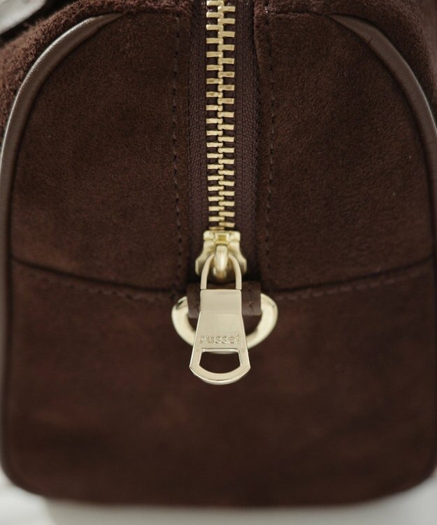 russet スエード2WAYミニボストンバッグ(CE-1570-WEB) D.Brown