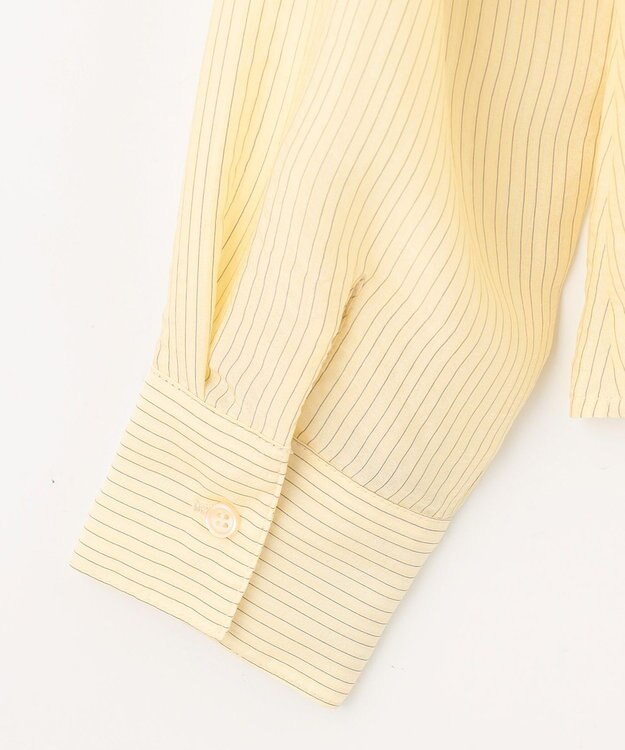 Feroux 【洗える】フリル ブラウス ライトイエロー系1