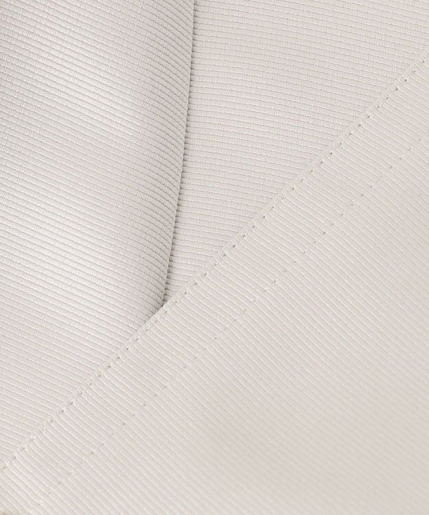 自由区 S 【洗える】グログランパフスリーブ ジャケット ベージュ