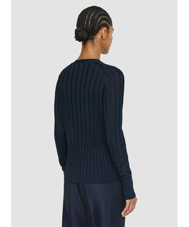 JOSEPH 【洗える】クリスピーレーヨン　カーディガン Ivory