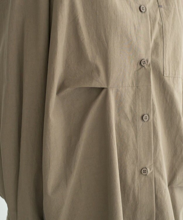 YECCA VECCA 2way袖デザインロングシャツ Khaki