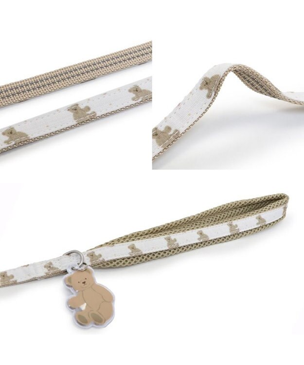 PET PARADISE ペットパラダイス くまちゃん スリム ハーネス＆リード 中型犬 SM くまちゃん柄