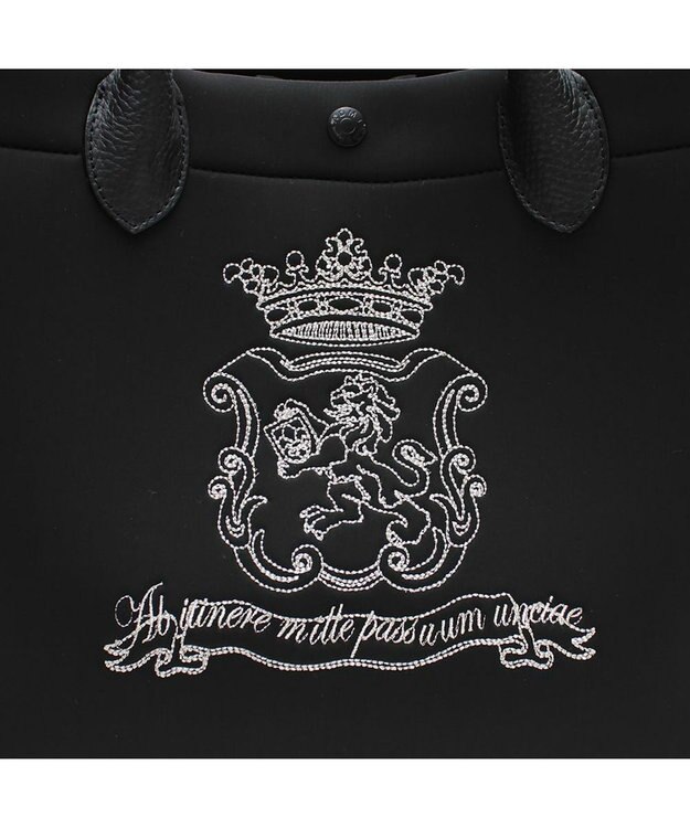 A.D.M.J. 【魔法の様に軽い】NEWマジックライトステッチ刺しゅうトートM ネグロ