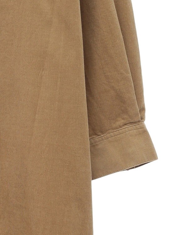 CRAFT STANDARD BOUTIQUE コーデュロイシャツワンピース Camel