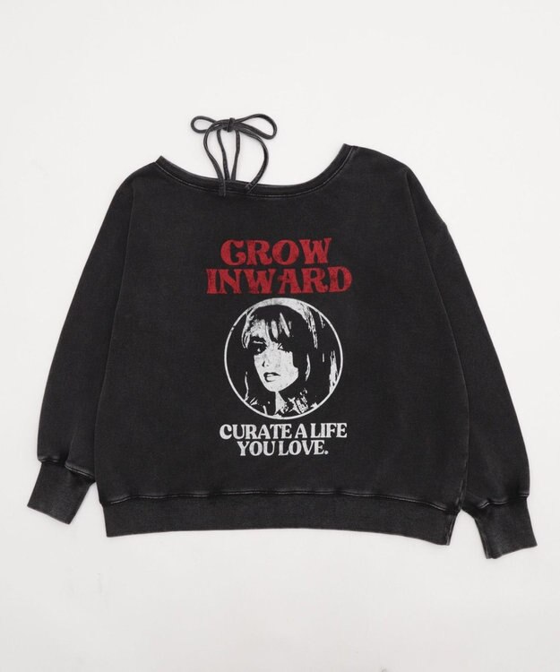 WEGO 【25年秋冬新作】2WAYグラフィックワンショルBIGスウェット 柄4