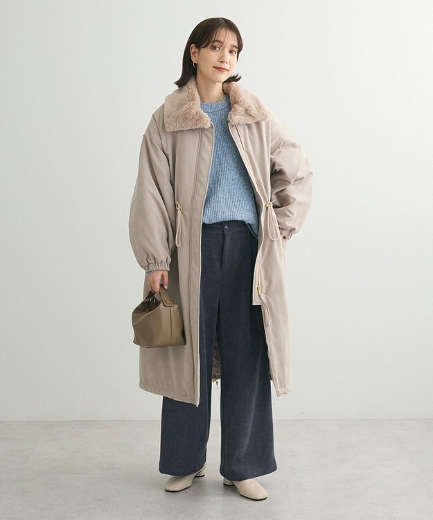 Green Parks ・Ｐｅｔｉｔ　Ｆｌｅｕｒ　ラメ＆スパンコールニット Blue