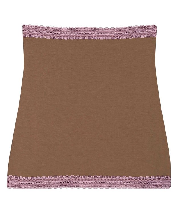 une nana cool 綿混薄手ハラマキ ブラウン