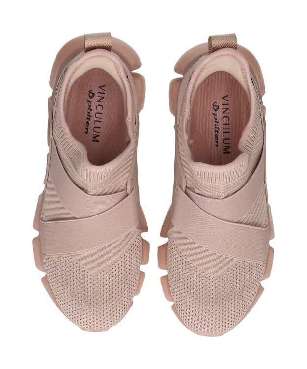 Bridget Birkin 【VINCULUM】エラスティックコラボスニーカー ピンク雑材