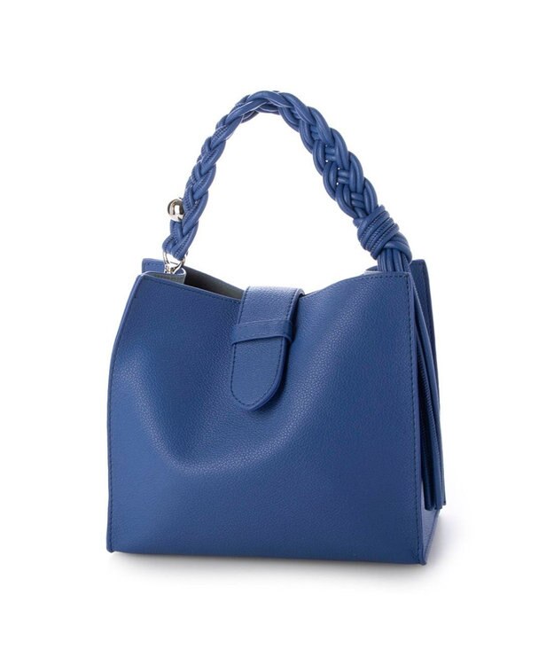 UNBILLION カシュカシュ cachecache / ベルトフラップメッシュハンドル2wayトート ブルー