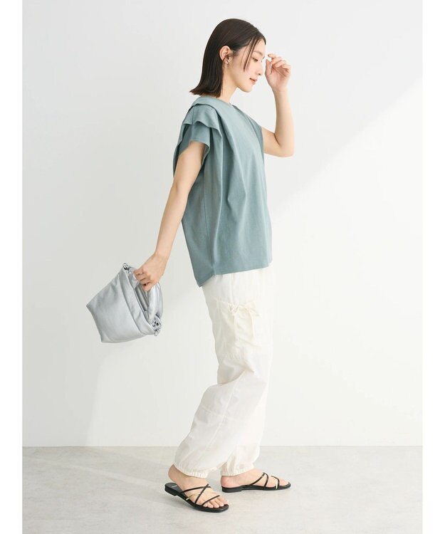 Green Parks ・ＳＵＧＡＲ　ＳＰＯＯＮ【ＣＯＯＬ】ショルダータックＴＥＥ Green