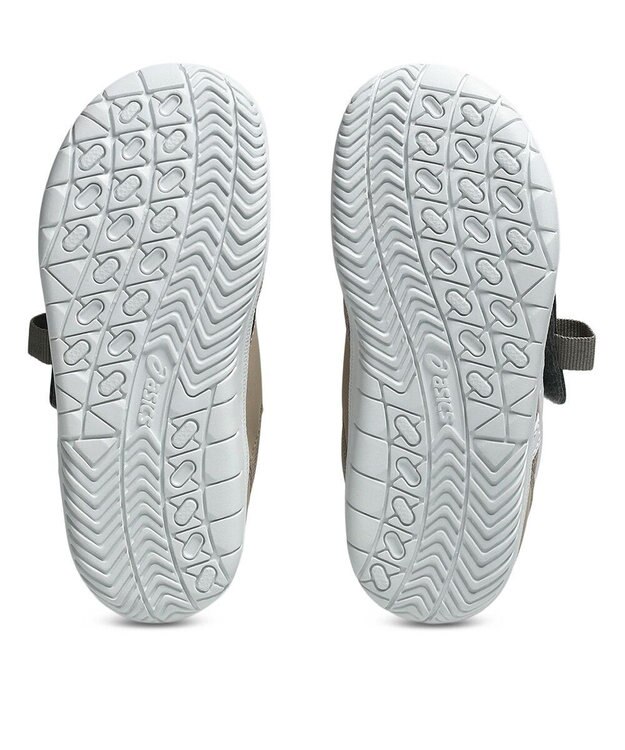 ASICS WALKING マイセル MINI ダークベージュ×ホワイト