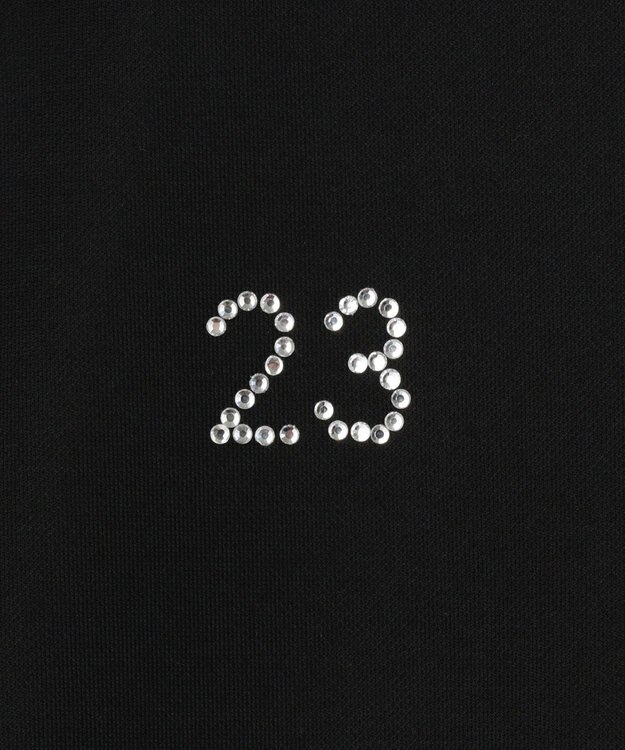 23区GOLF 【WOMEN】カノコ刺繍 ノースリーブ シャツ ブラック系