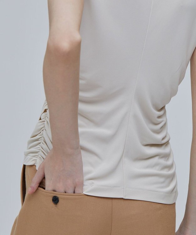 BEIGE， MELLE / ギャザートップス Ecru