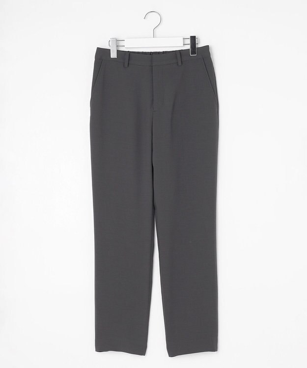 J.PRESS LADIES L 【セットアップ対応・洗える】RELAXIONツイル テーパード パンツ スレート系