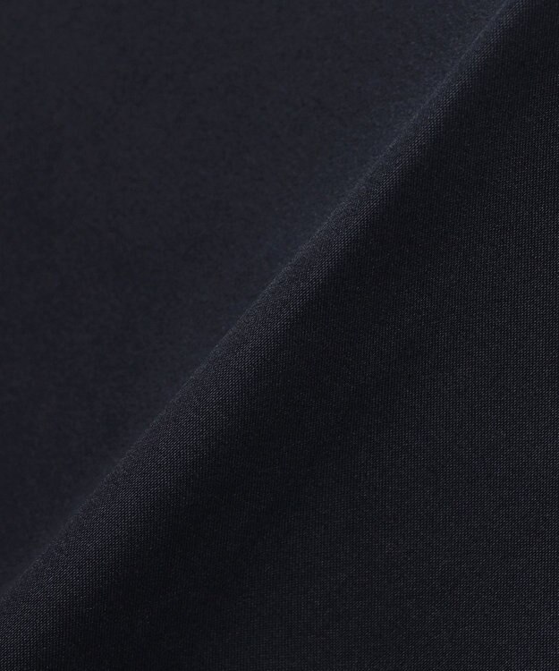 組曲 L バックウォームサテン ドロストワイドパンツ ネイビー系