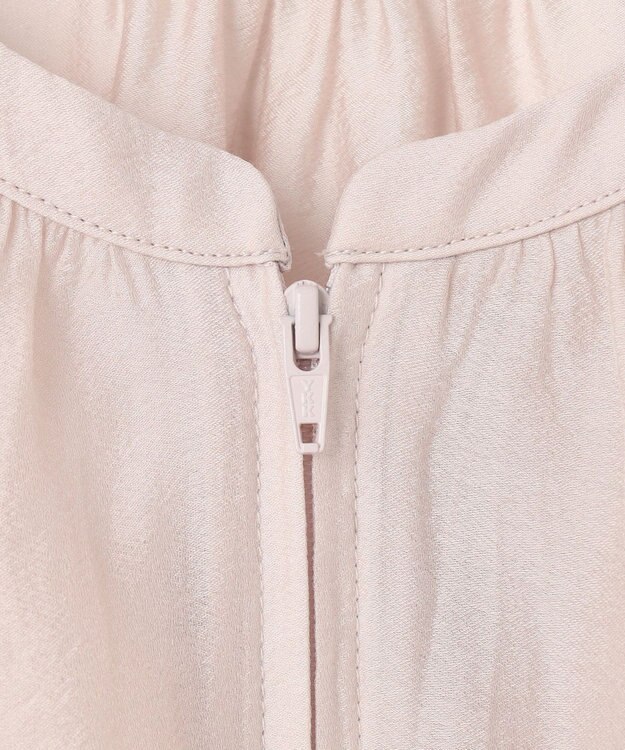 Feroux リボンポケット シアー ブルゾン ピンク系