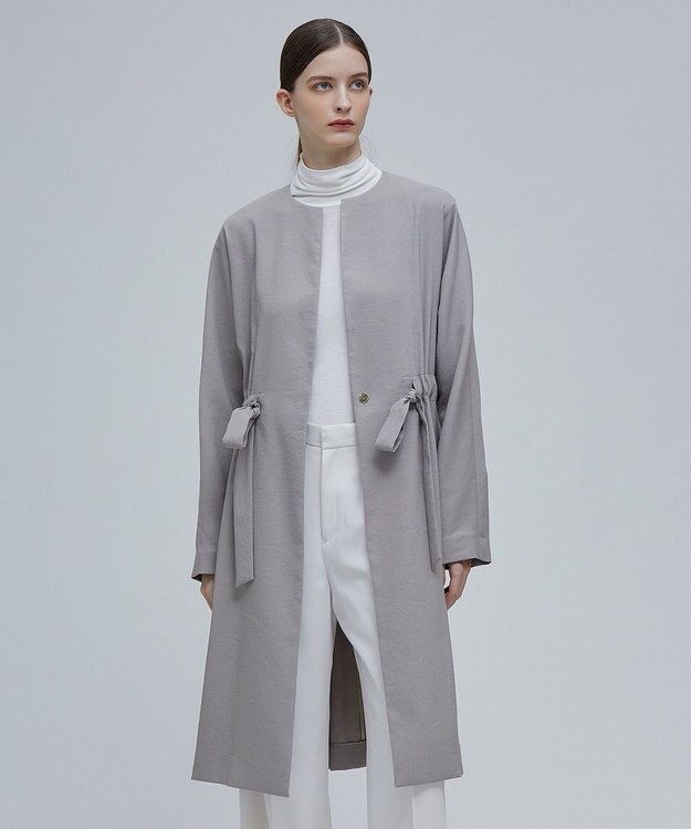 BEIGE， MARIE / ノーカラーコート Taupe