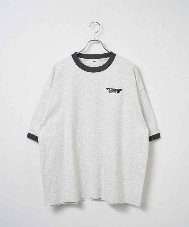 WEGO ボーイズグラフィックリンガーBIGT（S） ライトグレー