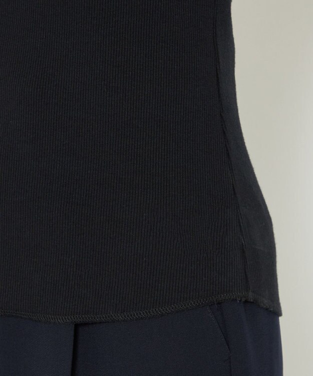 uncrave リブ キャミソール(カップ付き) ブラック