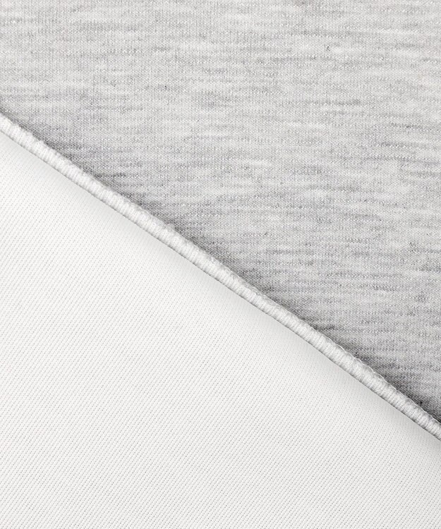 ANY L 【洗濯機可/UVケア】ダブルジップパーカー トップグレーラメ