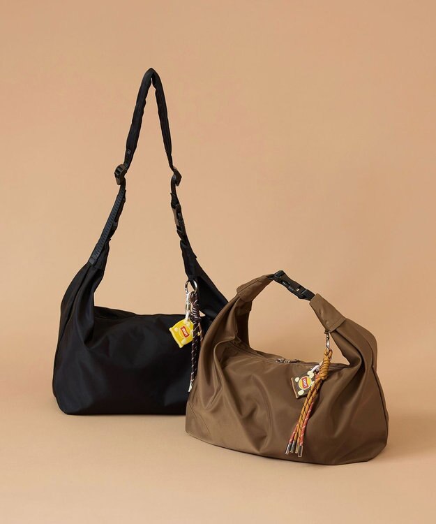 TOPKAPI 【TREASURE TOPKAPI】バックルチェンジ 2WAY ナイロン ショルダーバッグ ブラウン