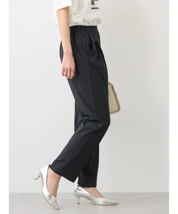 AMERICAN HOLIC 美・美・美接触冷感テーパードパンツ Black