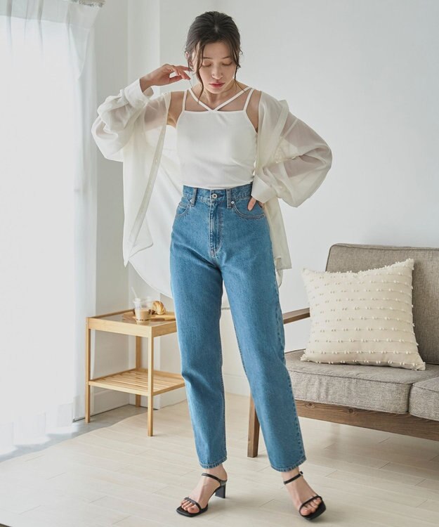 WEGO 【カップ付き】nachumoreホルターネックキャミ ホワイト