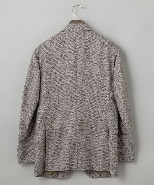 GOTAIRIKU 【DELFINO】ナポリジオメトリックツイード ジャケット_ブラウン ベージュ系8