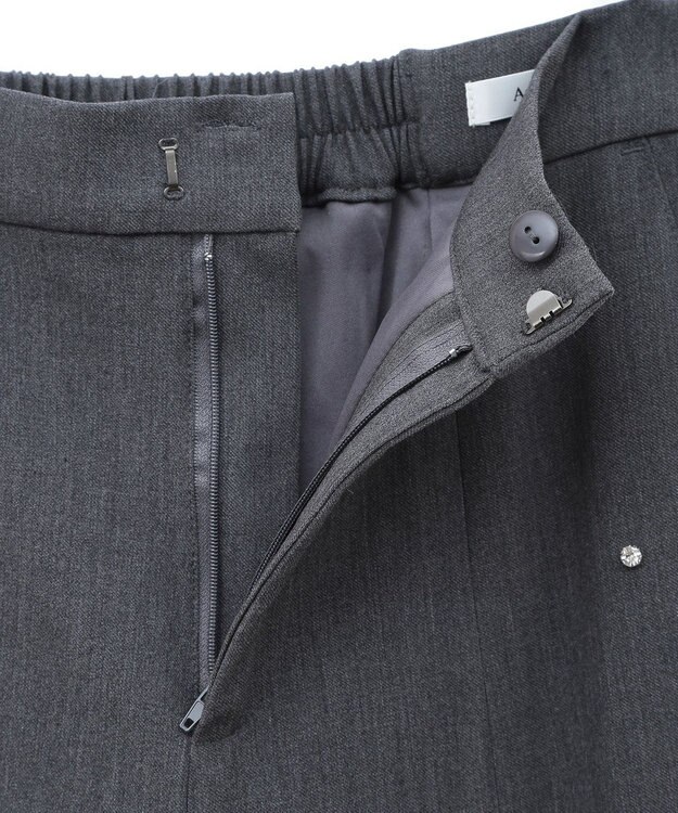 Green Parks ビジューテーパードパンツ Gray