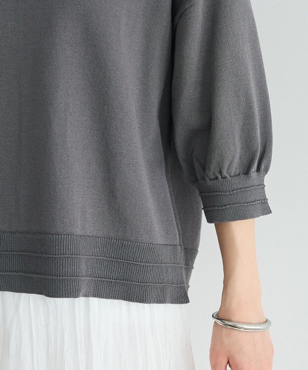 CRAFT STANDARD BOUTIQUE ポロニットプルオーバー Dark Gray