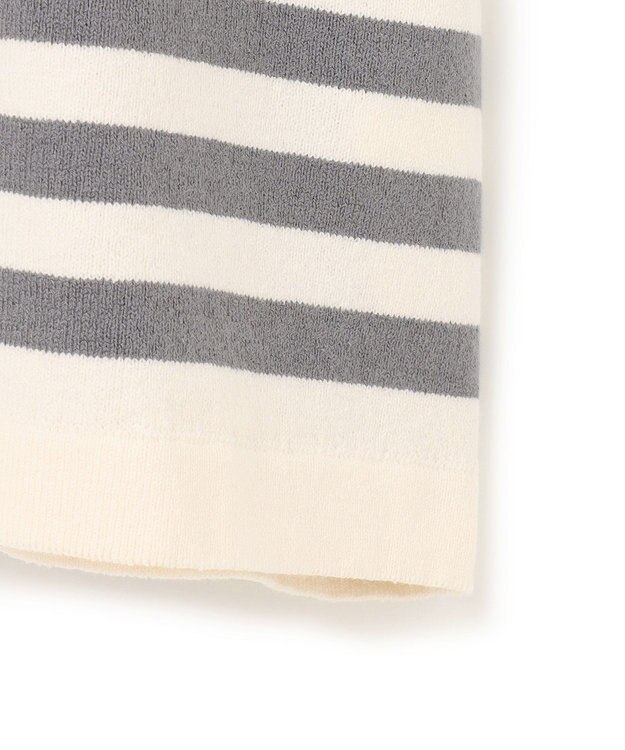 J.PRESS MEN 【J.PRESS ORIGINALS】Lightwave Border Raglan Knit T-shirt グレー系7