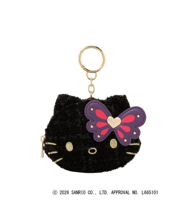 ANNA SUI HELLO KITTY 顔型ポーチチャーム クロ