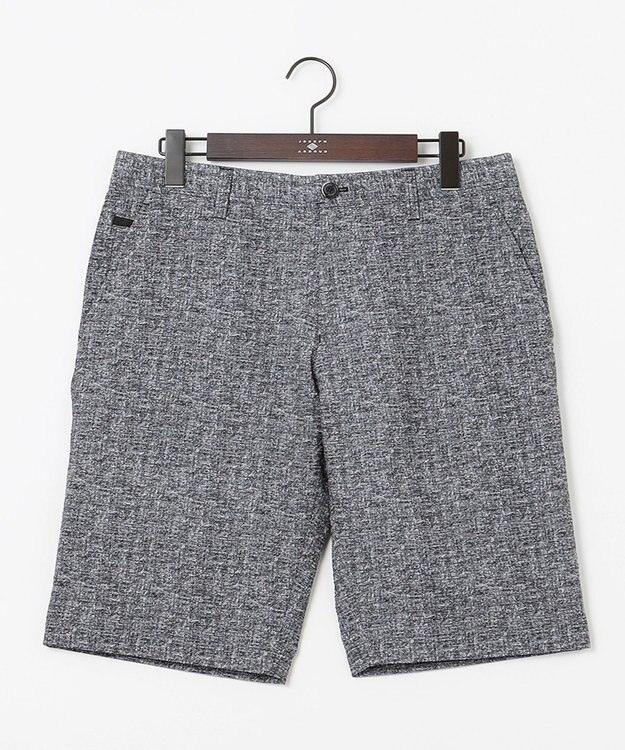 JOSEPH ABBOUD 【イージーケア】ウエストも伸びる！ライトウェーブ ハーフパンツ グレー系