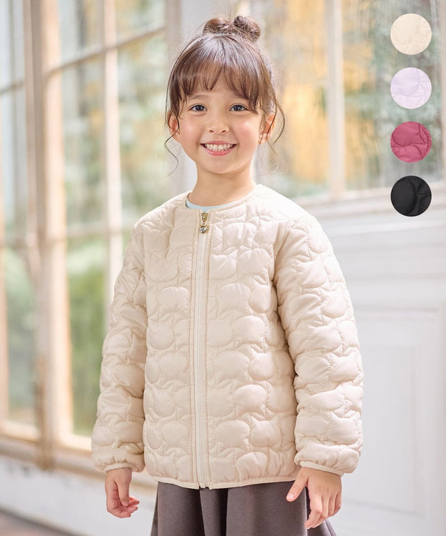 ANY KIDS 【ドッキング可能】ネコキルトブルゾン エクリュ