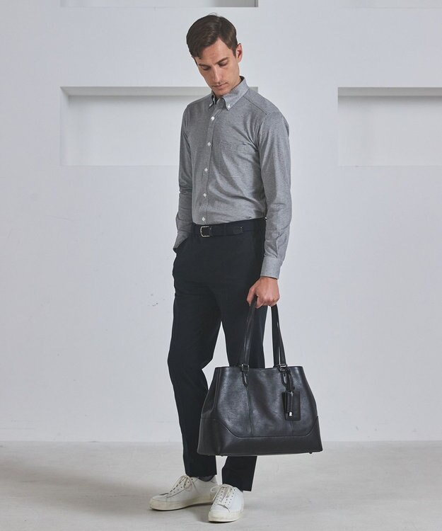 GOTAIRIKU 別注/日本製【PELLE MORBIDA×GOTAIRIKU】レザー トートバッグ ブラック系