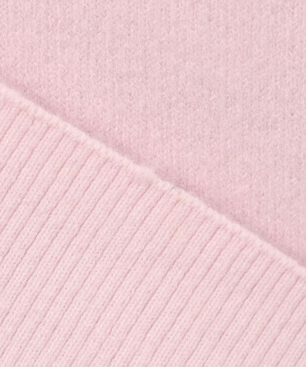 UNFILO 【軽量】コットンミックスニット カーディガン ローズ系