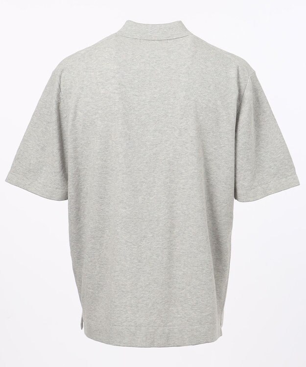 JOSEPH ABBOUD MOUNTAIN 【SPACE】OGストレッチコットン ニットポロシャツ ライトグレー系