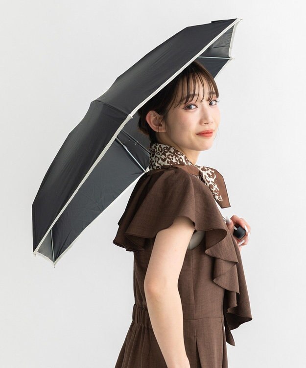 earth music&ecology earth×Wpc.コンパクト日傘 Black