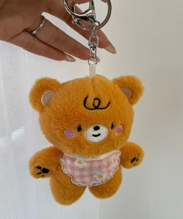 WEGO ばぶばぶあにまるぬいぐるみキーホルダー ブラウン