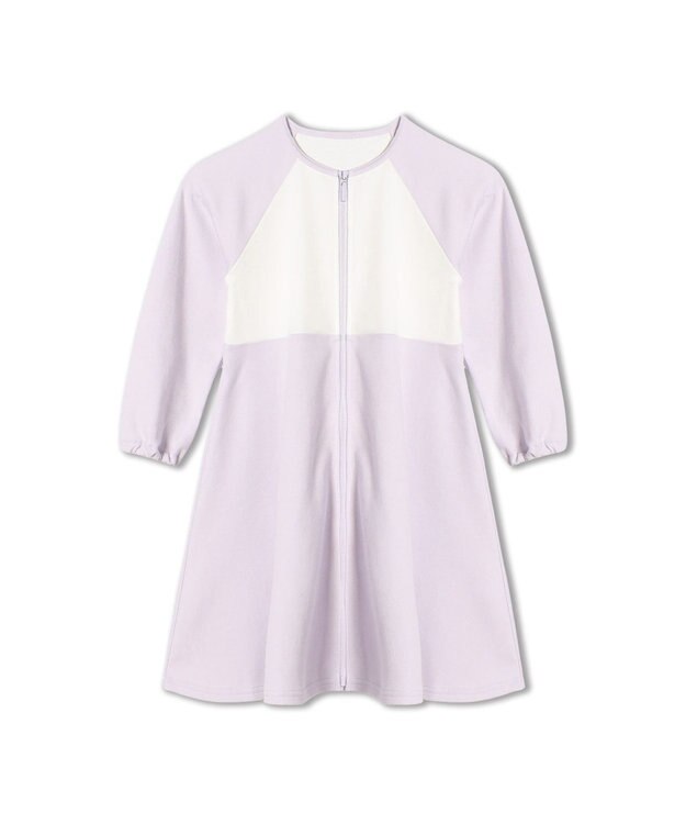 Chacott ジップアップワンピース ラベンダー