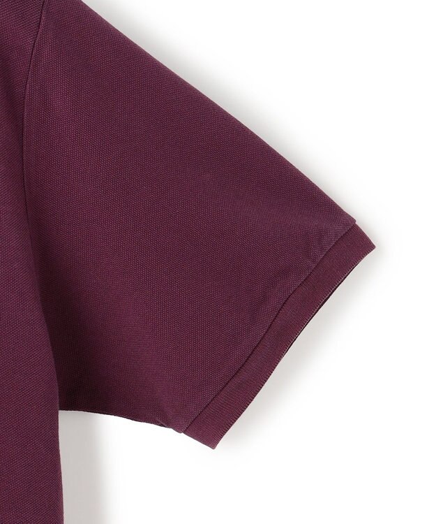 J.PRESS MEN コットンカノコオーバーダイ ポロシャツ パープル系