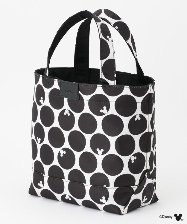 Y'SACCS 【Disney Collection】シルエットプリントトートバッグ　Sサイズ ブラック