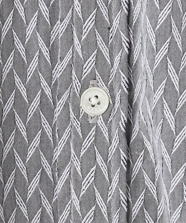 JOSEPH HOMME アロージャガードストレッチ ウイングカラーシャツ ライトグレー系