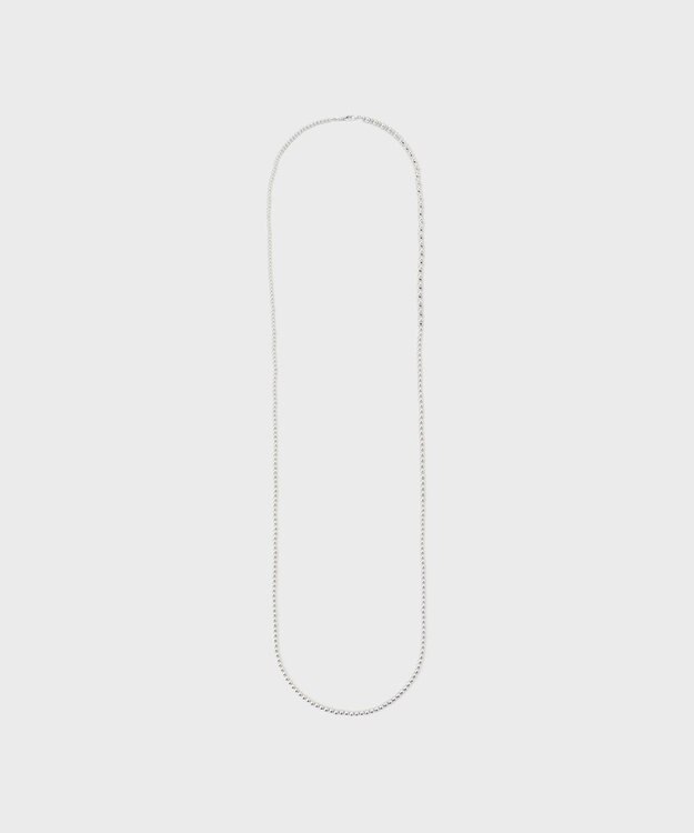 GRACE CONTINENTAL ビーズロングネックレス シルバー