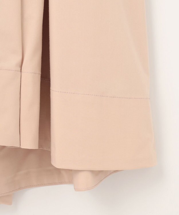 自由区 【XSサイズ～/洗える】ストレッチタイプライター タックギャザースカート ピンク系