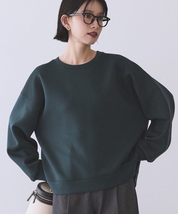 AMERICAN HOLIC 【WEB限定】サイドスリットポンチプルオーバー Dark Green