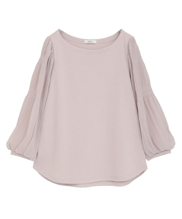 earth music&ecology マジョリカプリーツプルオーバー Pink