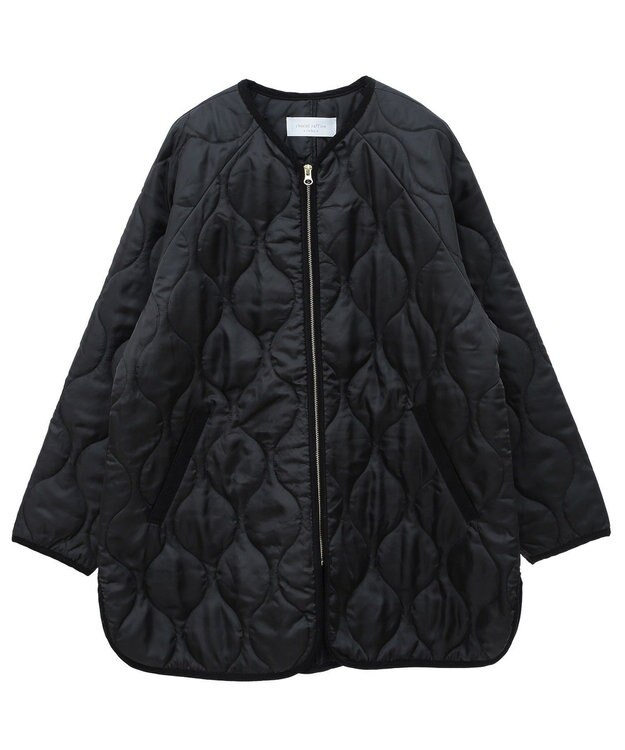 Green Parks 撥水加工　キルティングＺＩＰブルゾン Black